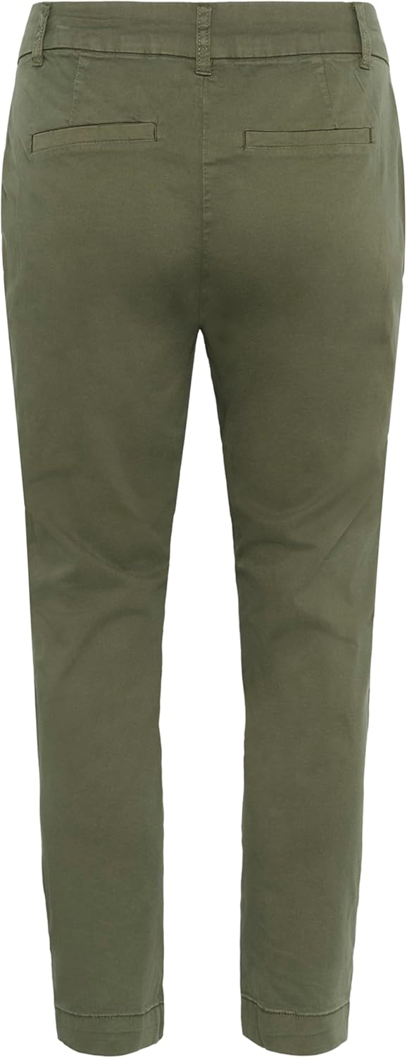 KAFFE Damen Hose Elegant Elastische Taille Casual Anzughose Damen Hose Elegant Elastische Taille Cas