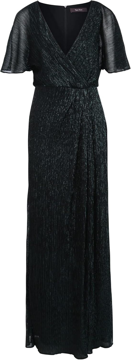 Vera Mont Damen Kleid 38 Schwarz/Grün, 38 Schwarz/Grün