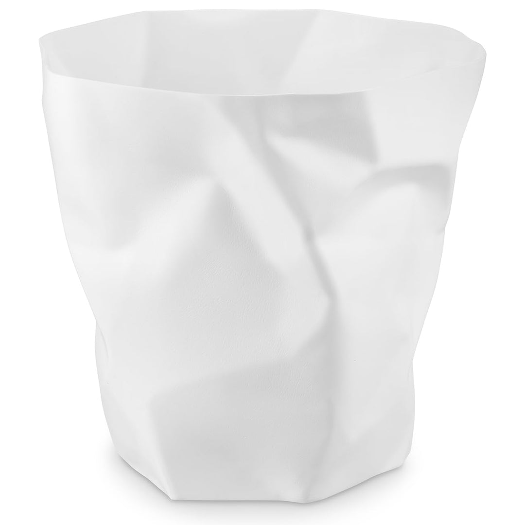 Essey Design Papierkorb, Bin Bin, Design Mülleimer für Büro und Bad, 14 Liter, weiss, weiss