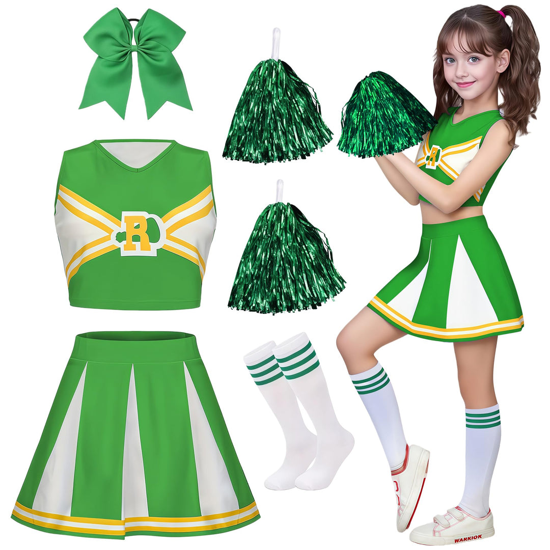 Cheerleader Kostüm Kinder Cheerleader Kostüm Mädchen Cheerleading Uniform Kleid Cheer Leader Outfit