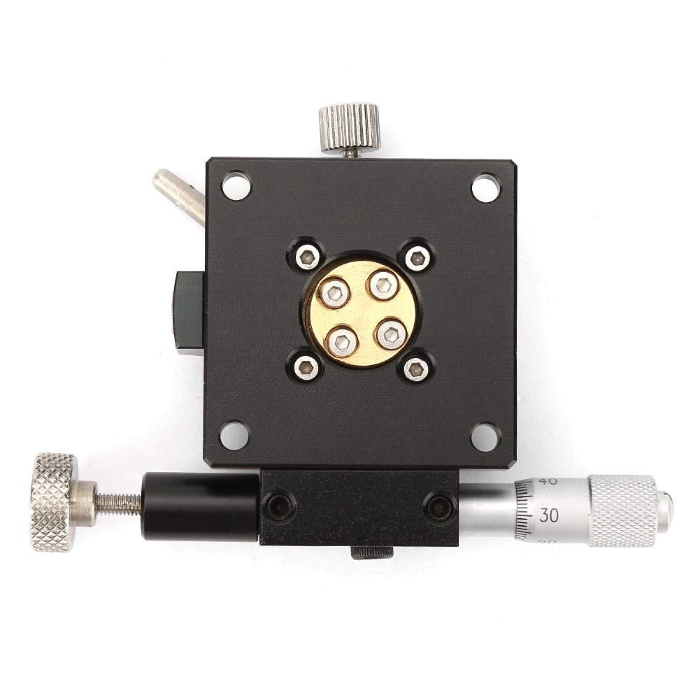 Lineartisch, 38 mm x 20 mm R38 Manueller Drehtisch Präzisionslager für Drehbühnen Gleit-Tuning-Tisch