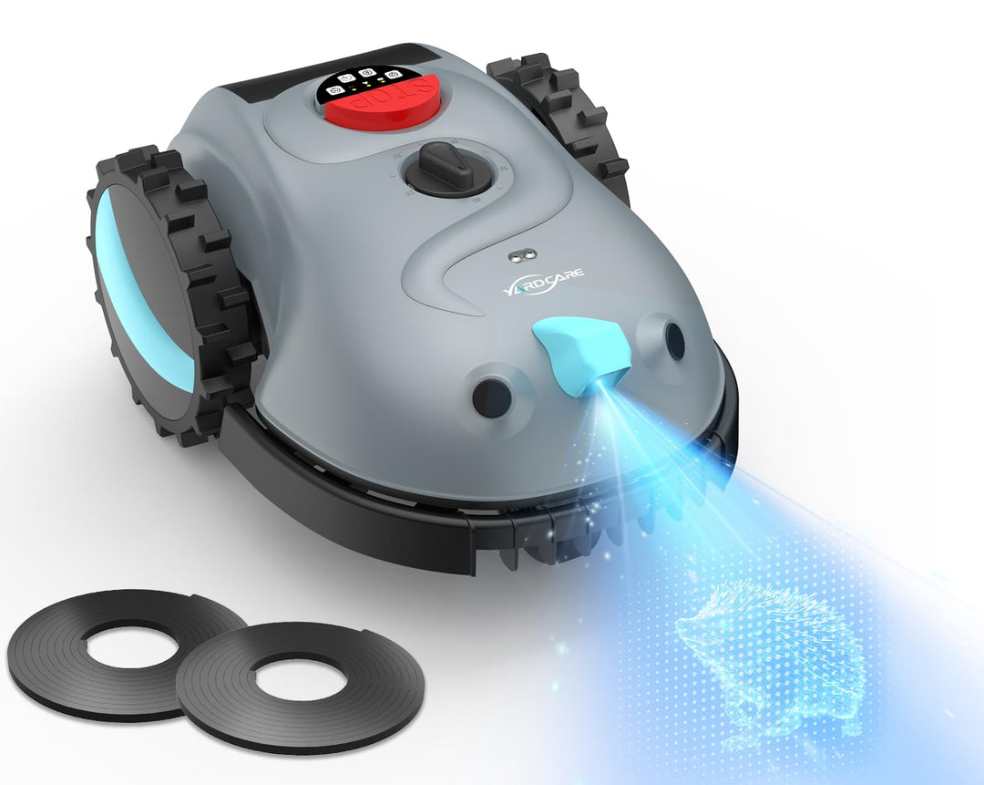 V100 Mähroboter ohne Begrenzungskabel, mit Vision-Navigation, Hindernisvermeidung(150 Arten), 4,0 Ah
