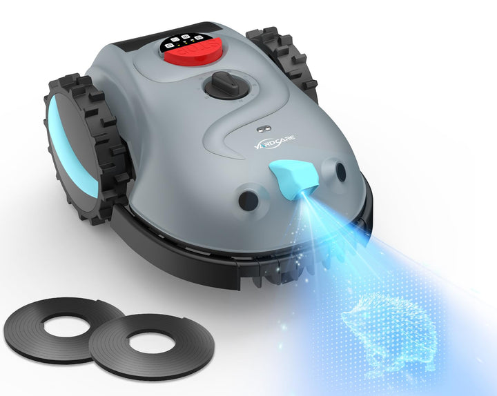 V100 Mähroboter ohne Begrenzungskabel, mit Vision-Navigation, Hindernisvermeidung(150 Arten), 4,0 Ah