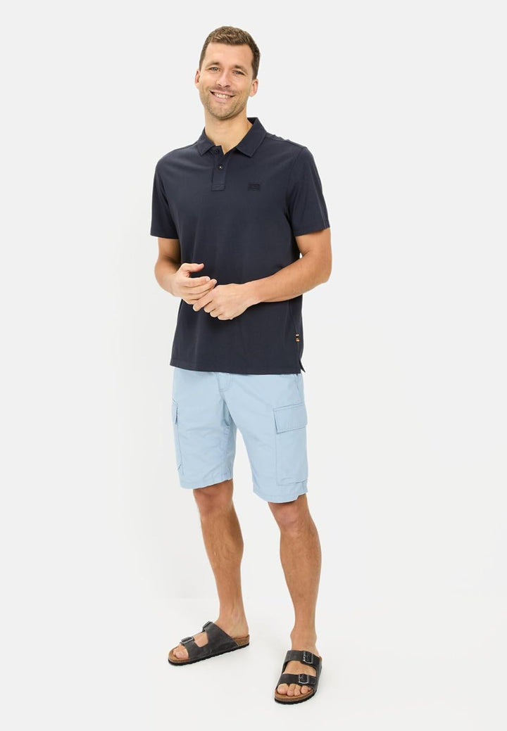 camel active Men's 409920-5p44 Polo Shirt (Pack of 1) XL Blau, XL Blau