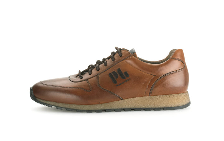 Pius Gabor Herren Sneaker Low,Halbschuhe,zertifiziertes Leder,Wechselfussbett 41 EU Braun Cognac, 41