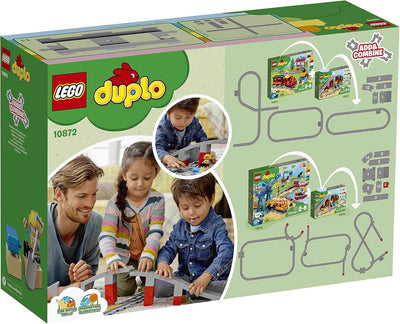 Lego Duplo 2er Set: 10882 Eisenbahn Schienen & 10872 Eisenbahnbrücke und Schienen