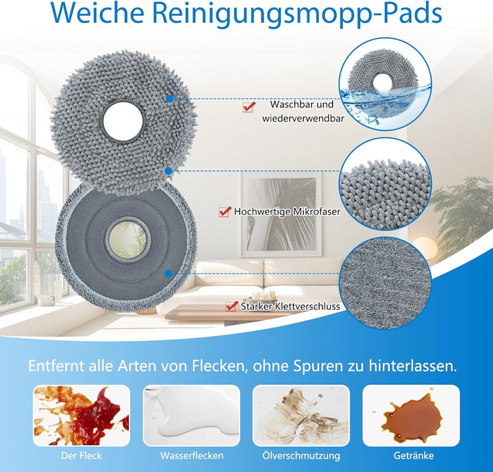 QV 35A Zubehör Set für Roborock QV 35A / QV 35S / QR 598 / QR 798 Roboterstaubsauger Ersatzteile, 1