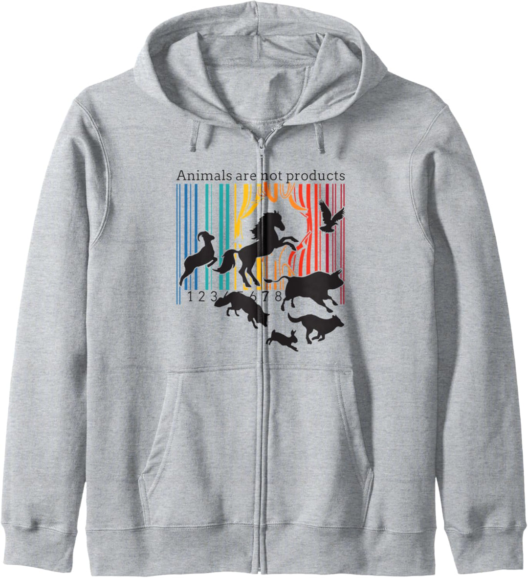Animals Are Not Products Liberation Vegetarische Tierrechte Kapuzenjacke