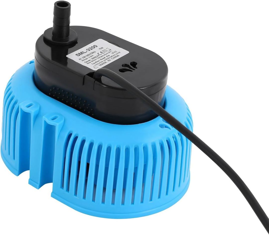 Schmutzwasser Tauchpumpe Poolabdeckpumpe 75W 3000l/h IPX8 für Brunnen Teich | Poolabdeckungspumpe Fl