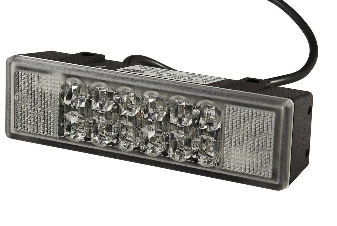 HELLA - LED-Blitz-Kennleuchte - WL-LED - 24V - blau - Einbau/Schraubanschluss - Kabel: 800mm - Steck