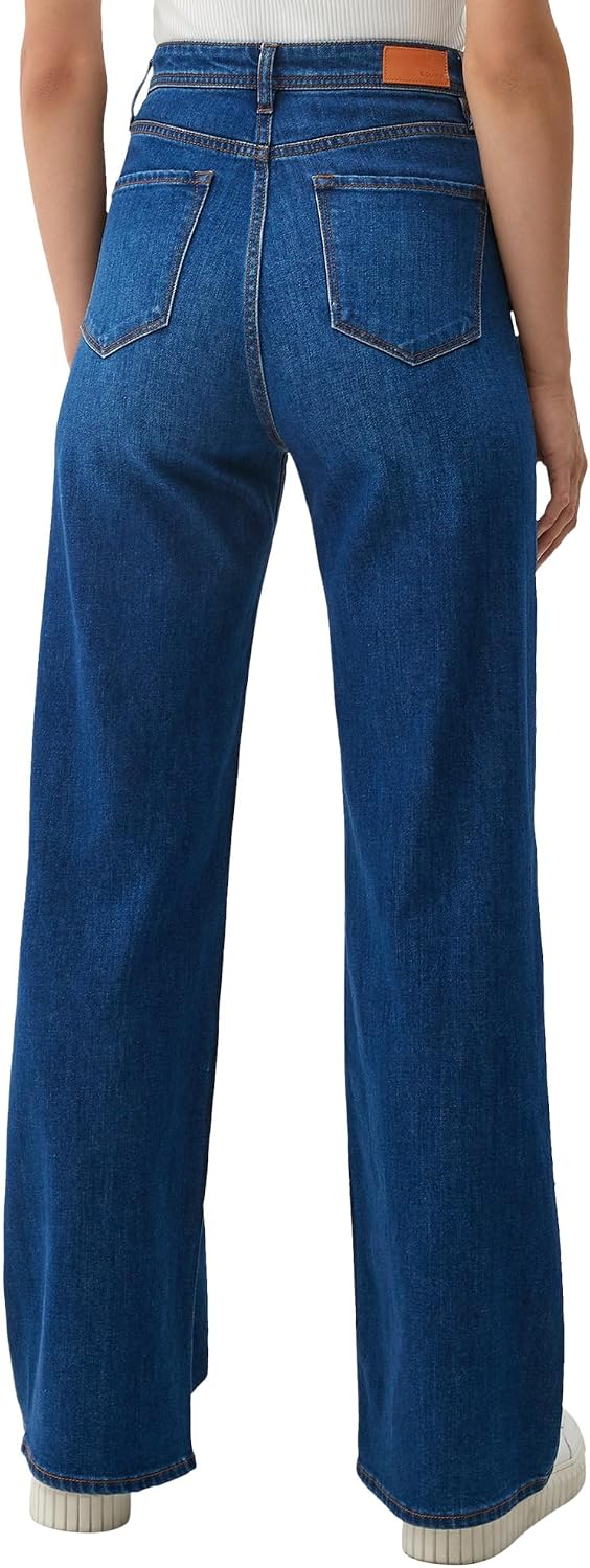 s.Oliver Jeans Suri/Regular Fit/Super High Rise/Wide Leg 42W / 32L 55z4, 42W / 32L 55z4