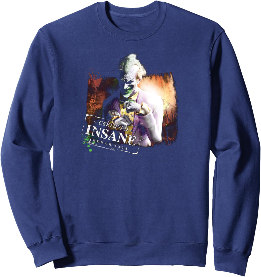 Batman: Arkham City The Joker Certified Insane Sweatshirt