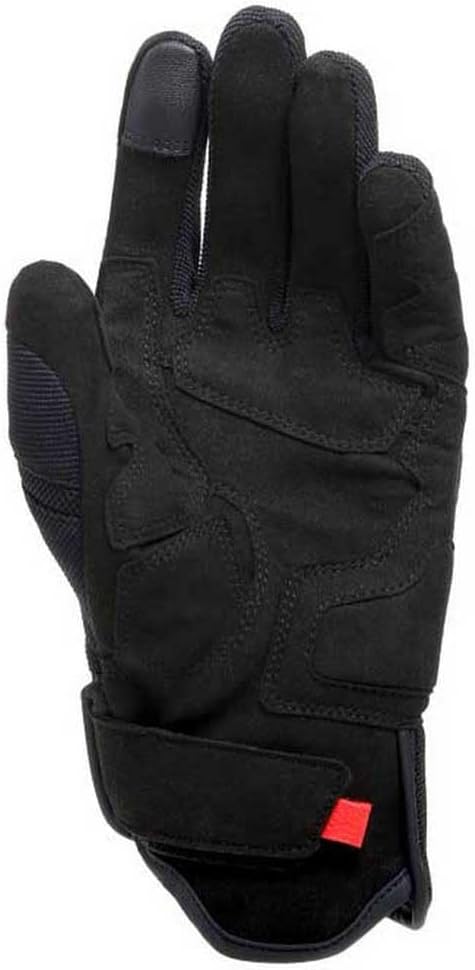 Dainese Mig 3 Air Tex Gloves, Motorradhandschuhe Sommer mit Protektoren, Herren, Schwarz/Schwarz, XS