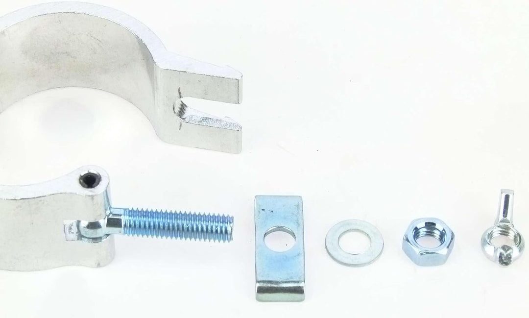 6 x Eurolite TPC-10 Half Coupler 30 mm breit Scheinwerferhaken Theaterhaken Schelle Montagehaken für