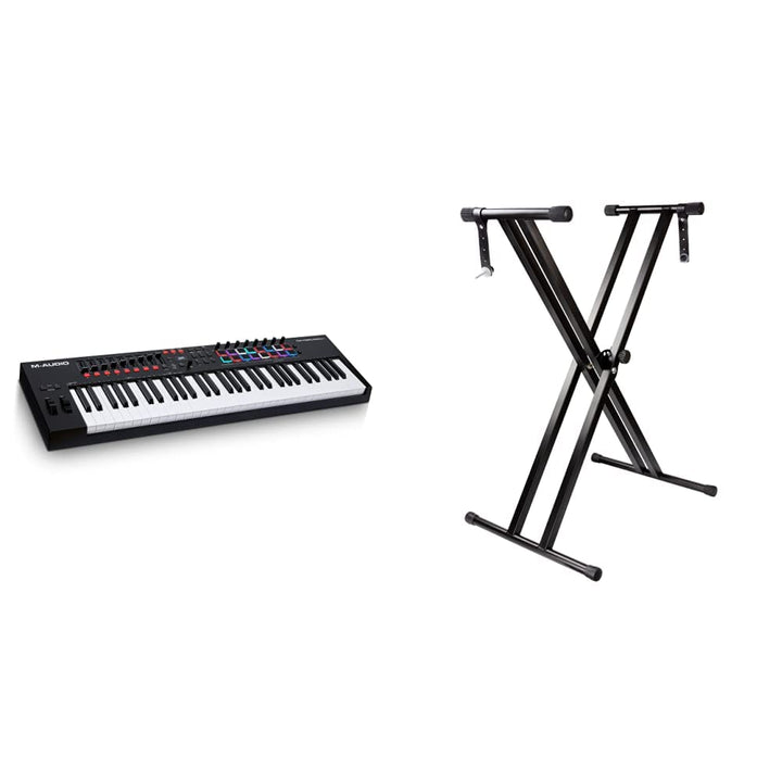 M-Audio Oxygen Pro 61 – 61-Tasten USB MIDI Keyboard Controller mit Beat Pads & Fadern und enthaltene