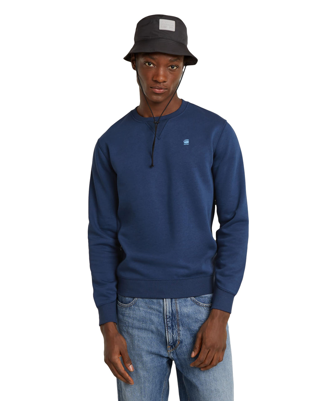 G-STAR Herren Premium Core Sweater XS Blau (Dk Sea Blue D16917-c235-1023), XS Blau (Dk Sea Blue D169