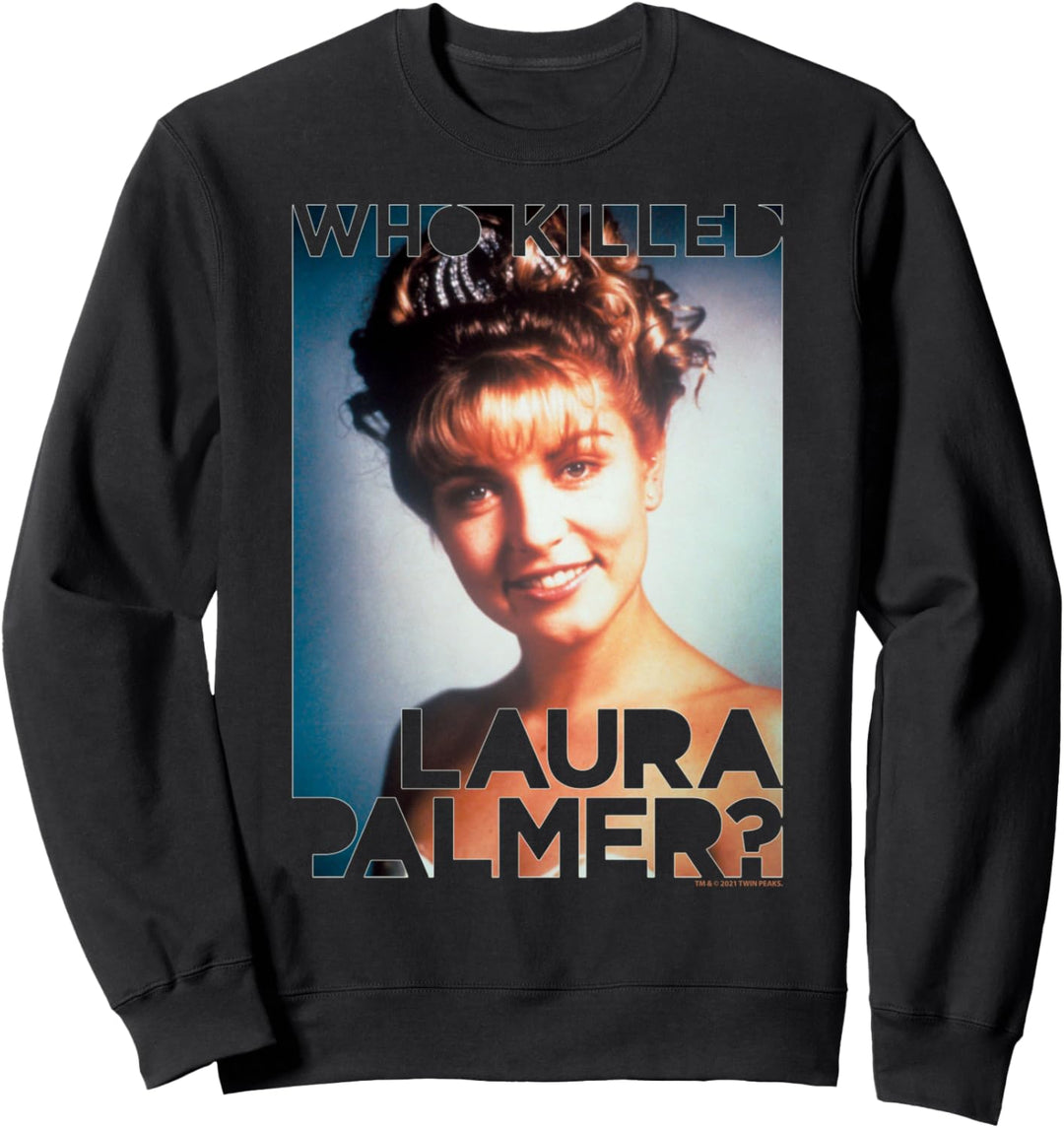 Twin Peaks Laura Palmer Portraittext Sweatshirt