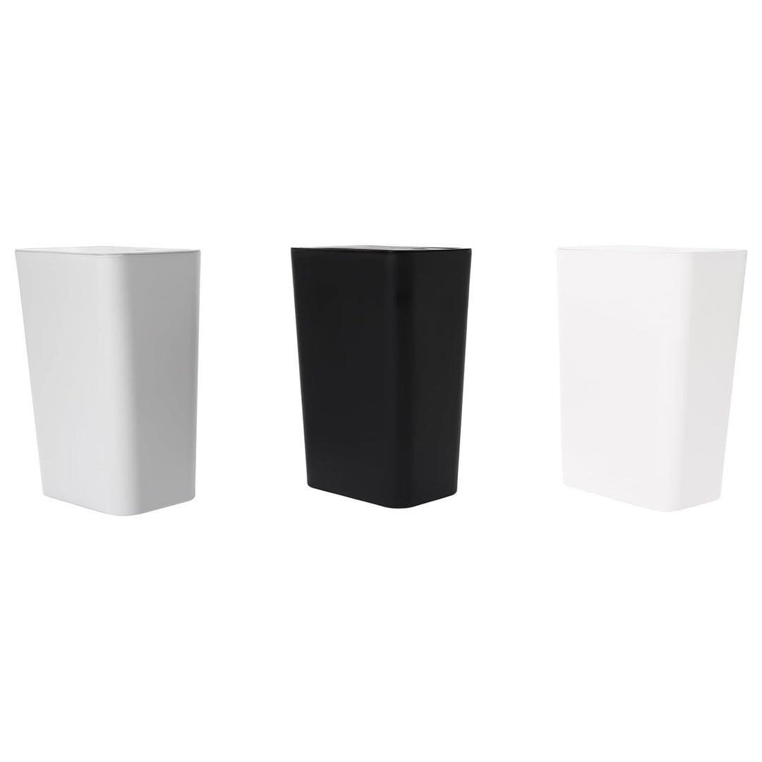 Mülltrennsystem, Mülleimer Küche 3er Set 27L, Sammelbehälter mit Deckel, Müllsystem Küche, 22.2x15.7