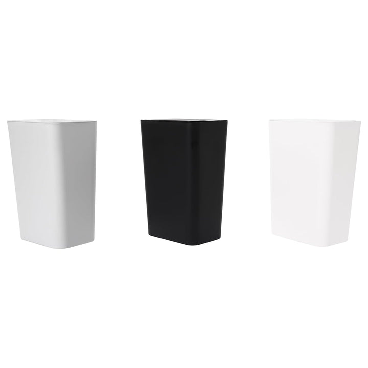 Mülltrennsystem, Mülleimer Küche 3er Set 27L, Sammelbehälter mit Deckel, Müllsystem Küche, 22.2x15.7