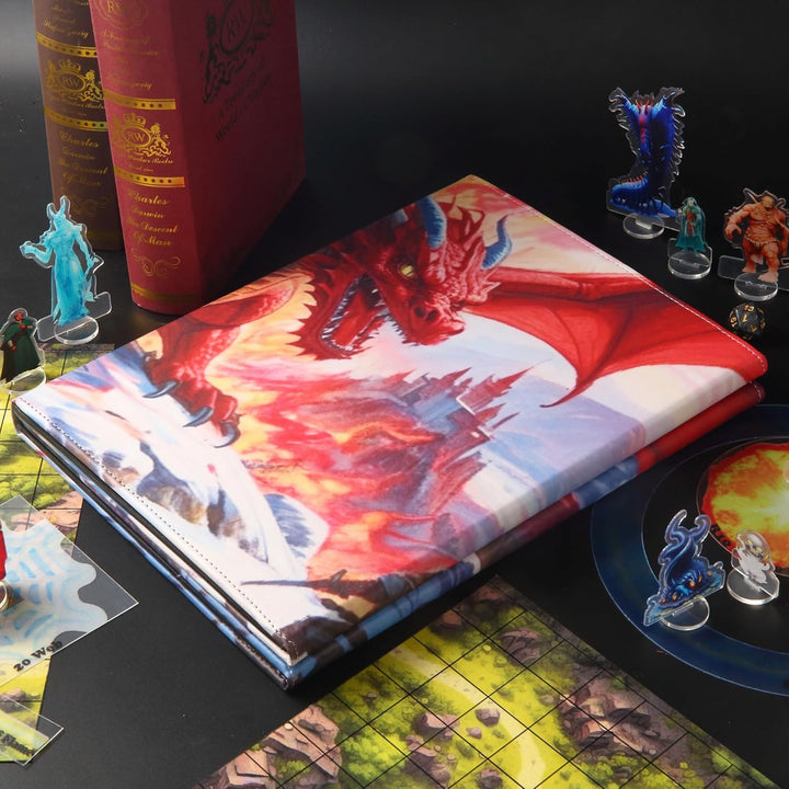 DND DM Screen spielleiterschirm with Dungeon Master Cheat Sheet Dungeons and Dragons GM Terrain Acce