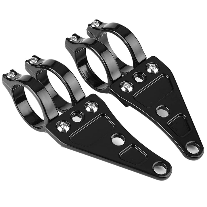 Fydun Motorrad Scheinwerferhalter Scheinwerfer Halterung Schellen Scheinwerferhalter Gabel 38mm-41mm