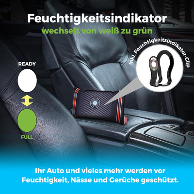 PINGI Auto Luftentfeuchter Tasche 1000g | Absorbiert Feuchtigkeit, Feuchtigkeit & Kondensation an Wi