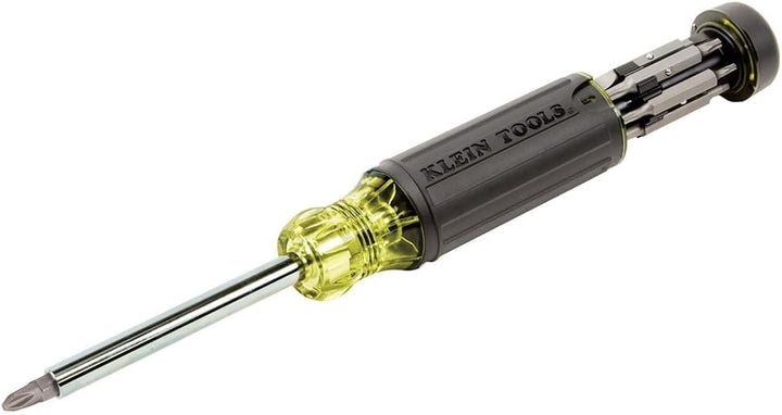 KLEIN TOOLS 32290 15-in-1 Multi-Bit-Schraubendreher, Schwarz Standard, Standard