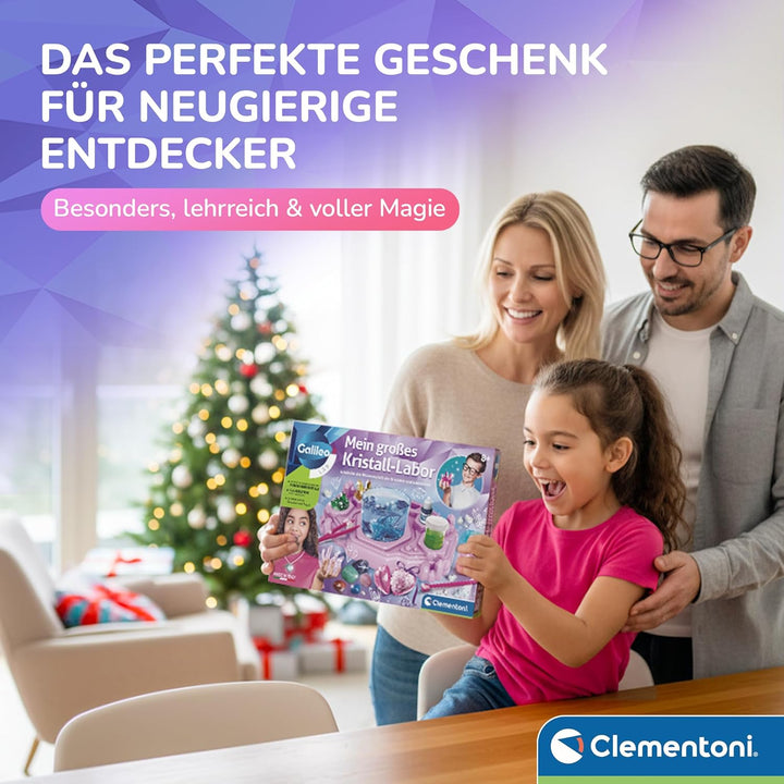 Galileo Lab Mein grosses Kristall-Labor - DIY Experimentierset zur Herstellung riesiger Kristalle &