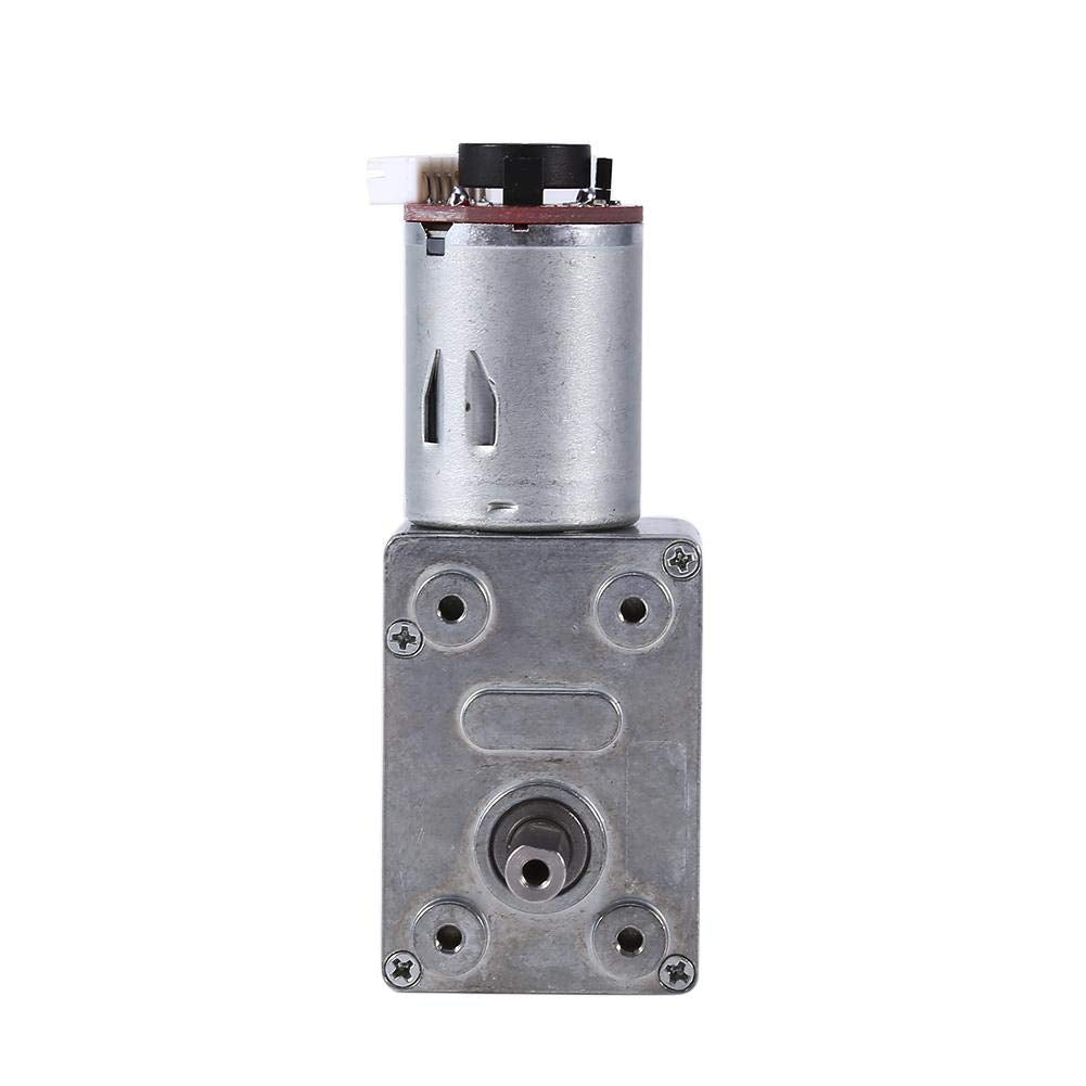 DC 12V Hochdrehmoment Turbine Schneckengetriebemotor, mit Encoder Stark Selbstverriegelung (10RPM) 1