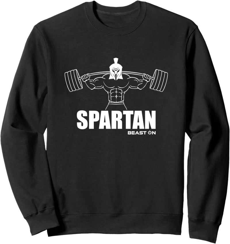 SPARTAN | Beast ON | GYM Motivation Fitness Sprüche Sweatshirt