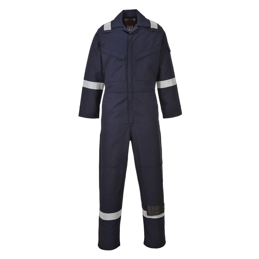 Portwest Flammhemmender, antistatischer Overall 350 g, Grösse: 6XL, Farbe: Marine, FR50NAR6XL FR50NA