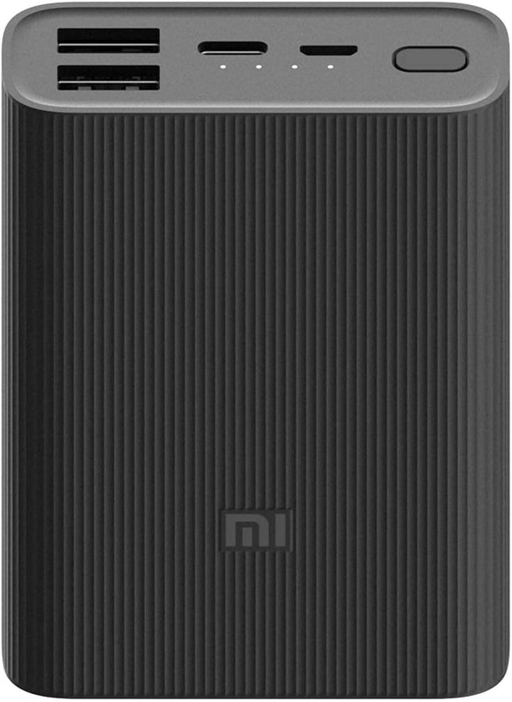 Xiaomi - Powerbank 10000mAh Mi Power Bank 3 Ultra Compact - Negra