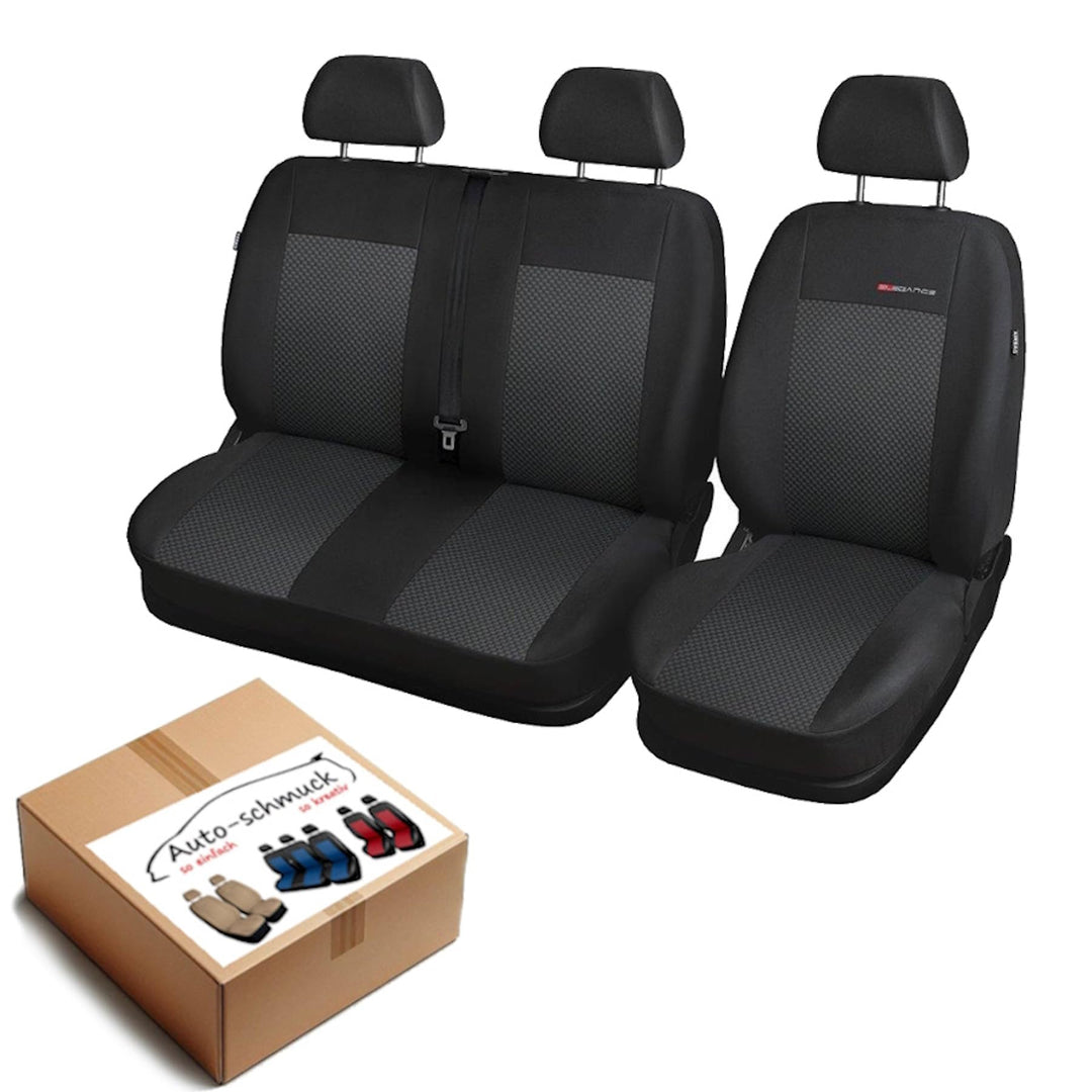 Jumper Sitzbezüge nach Mass Autoplanen perfekte Passform Schonbezüge Sitzschoner Velour + Strickpols