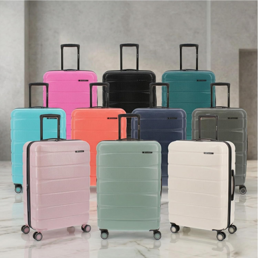 Franky 4-Rad Koffer, Trolley aus ABS Material, funktionaler Hartschalen Koffer, Reisegepäck mit TSA