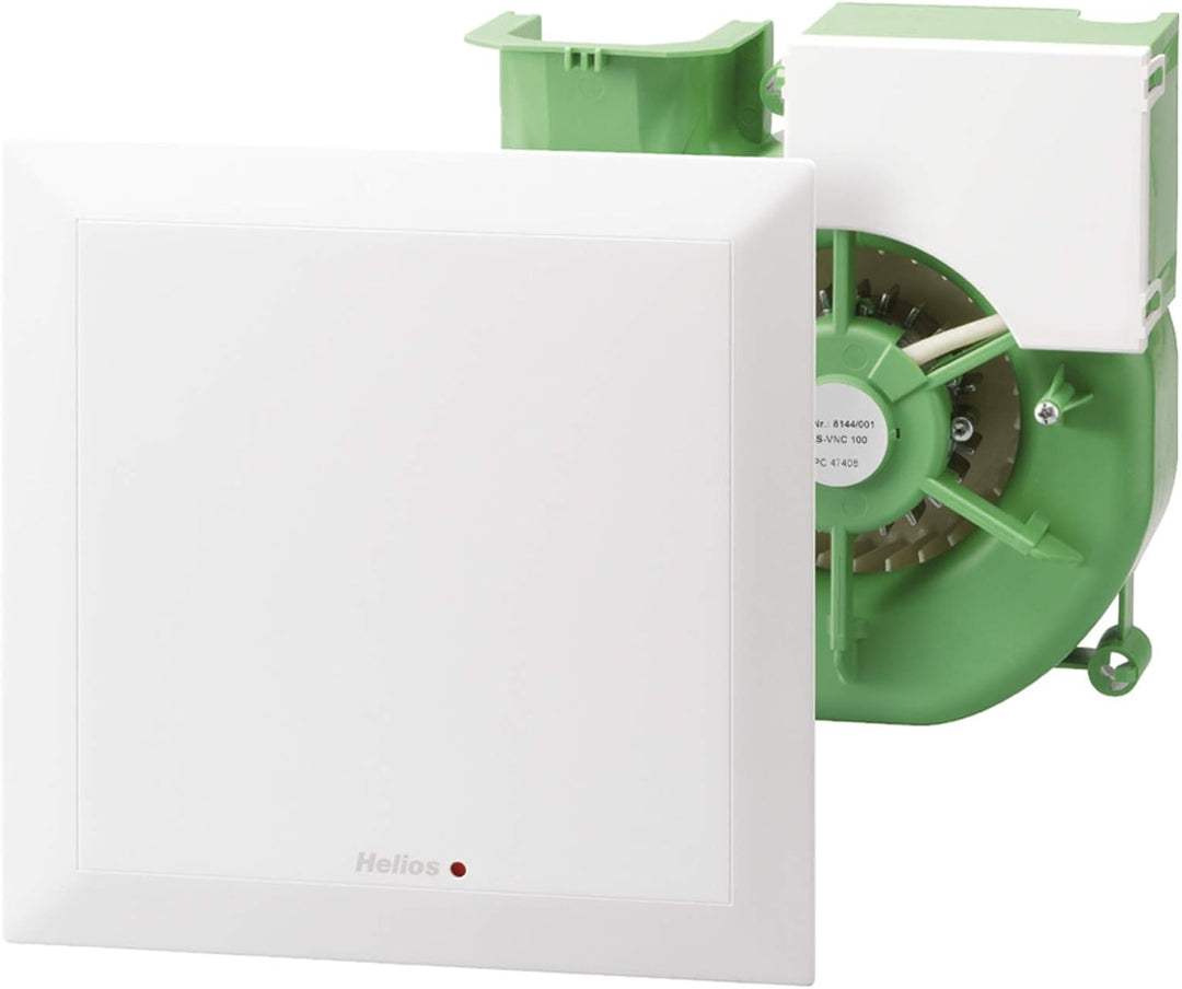 Helios ELS-V 100 Ventilatoreinsatz mit Fassade, Weiss