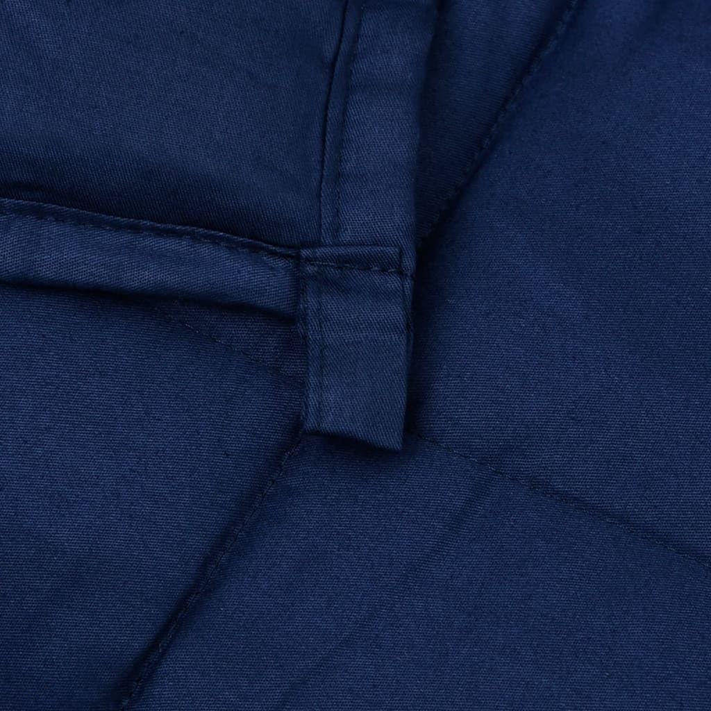 SKM Gewichtsdecke Blau 220x260 cm 11 kg Stoff, Weight: 11.55 kg, 350748 Blau 220 x 260 cm,11 kg, Bla