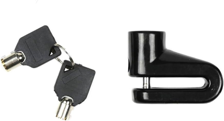 Bremsscheibenschloss 170 mit Halterung – robustes, wetterfestes Schloss für Motorrad & Fahrrad – kom