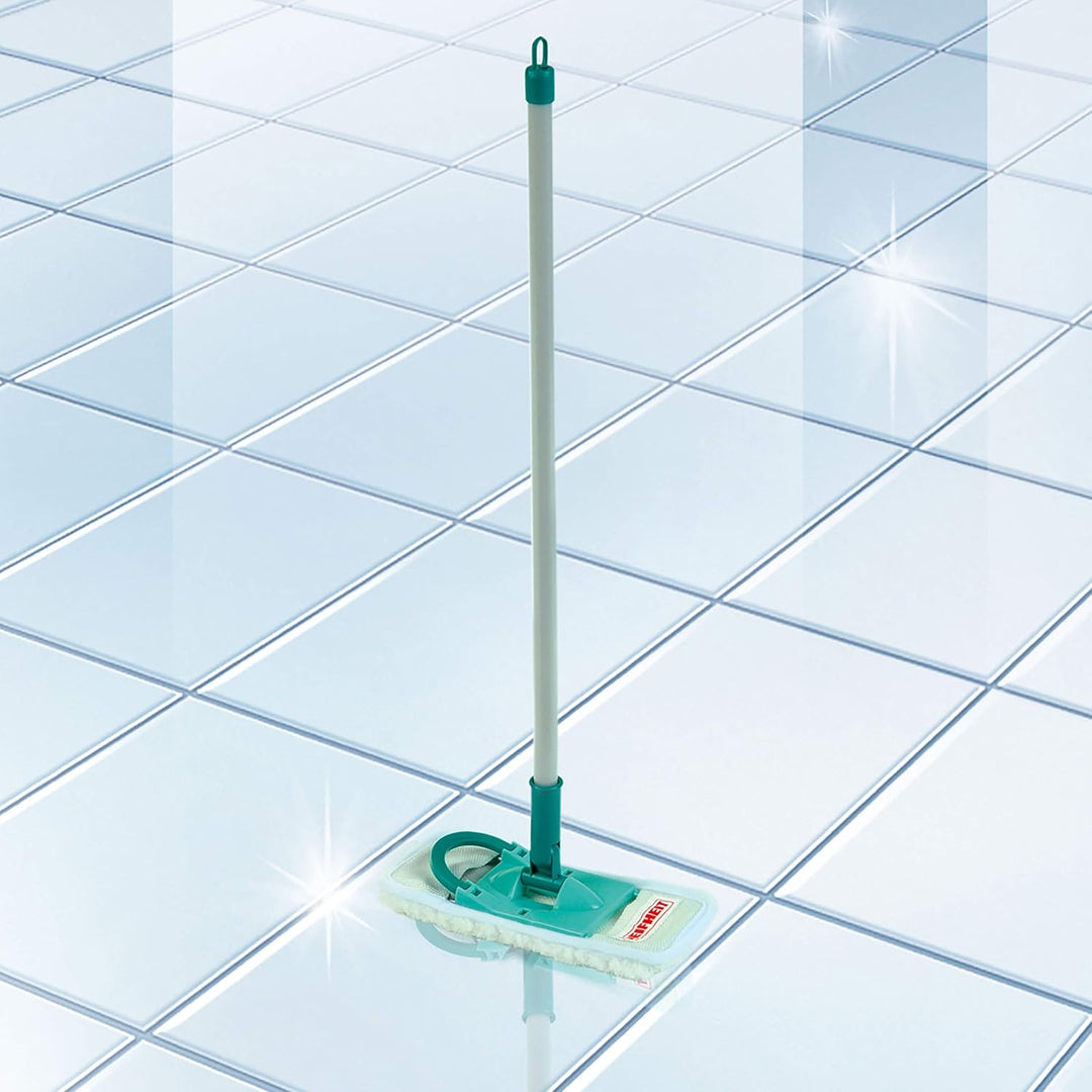 Theo Klein 6554 Leifheit Wischer I Kinder-Flachwischer mit abnehmbarem Wischaufsatz I Masse: 22 cm x