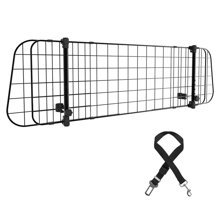 Hundegitter Auto, Autoschutzgitter Trenngitter Universal, Autoschutzgitter Verstellbare Breite mit S