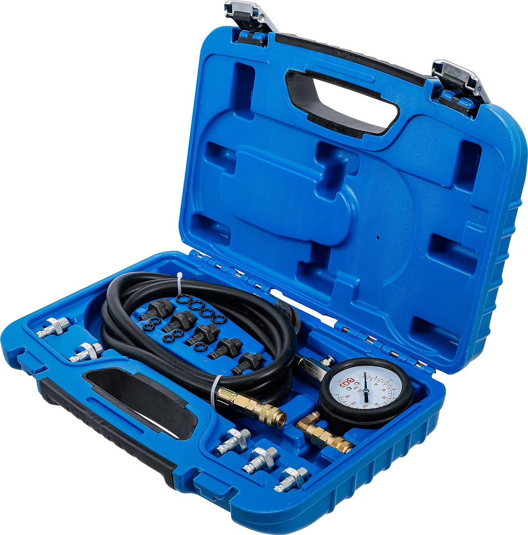 BGS 8007 | Öldrucktester | Öldruckprüfer | Öl-Messgerät & 8066 | Druckluft-Bremsenentlüfter | Bremse