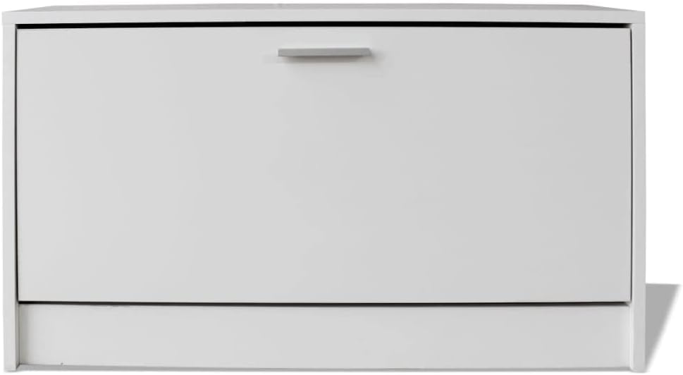 vidaXL Schuhbank Weiss 80x24x45 cm