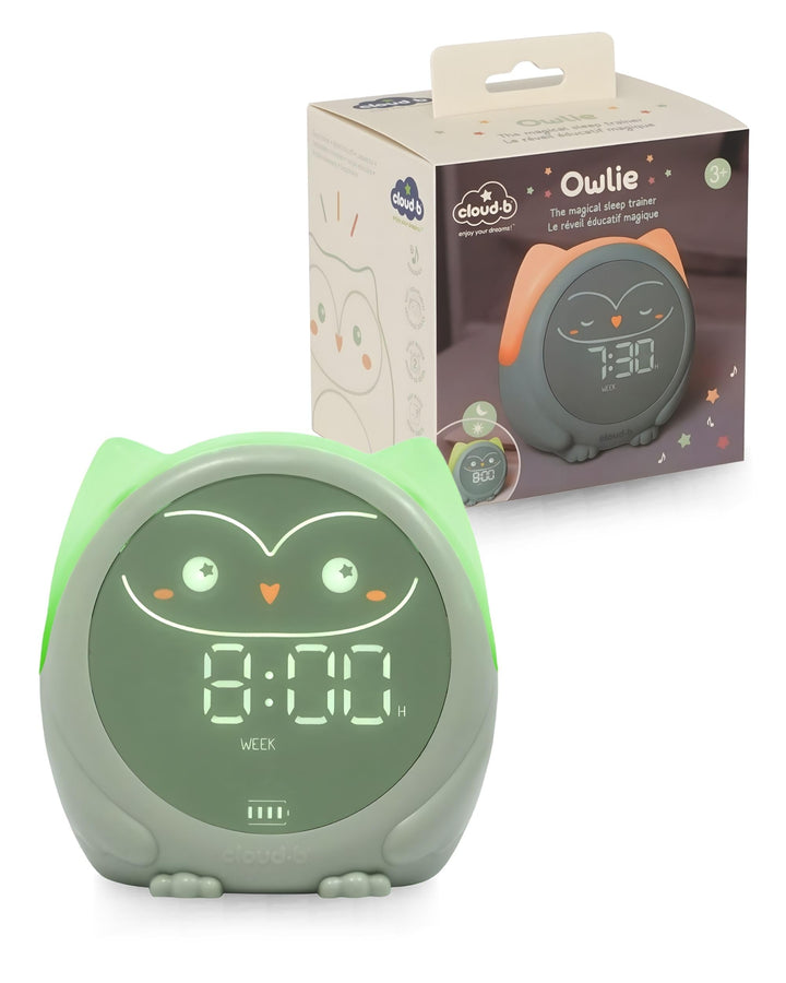 Cloud b Owlie Der Magische Schlaftrainer und Wecker | Schlaftrainings-Uhr für Kinder | 3 Lichtmodi |