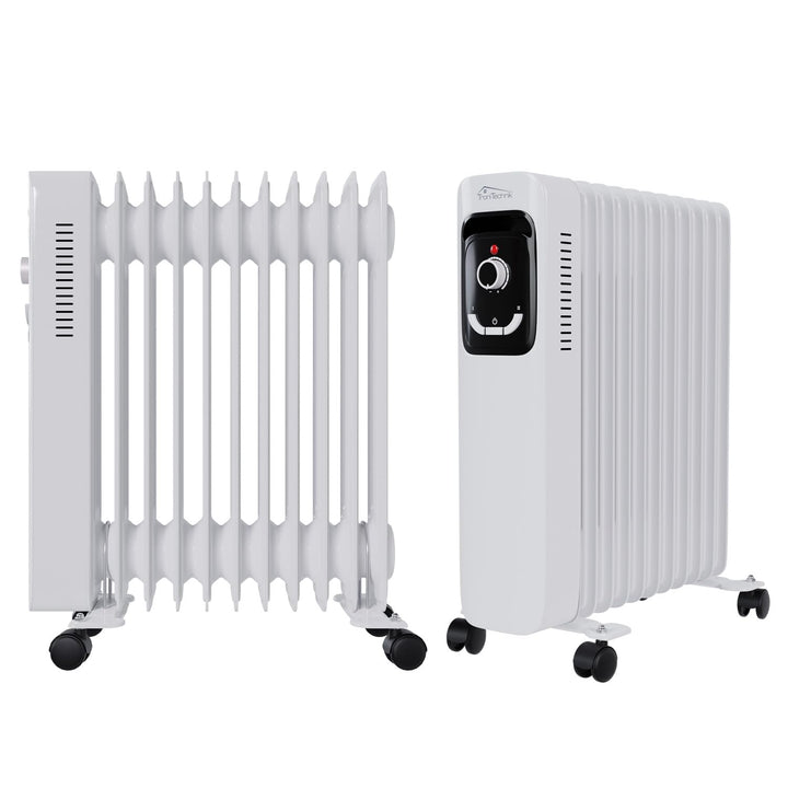 Tronitechnik® Ölradiator TT-OR 211 Elektroheizung Weiss Öl-Heizung Radiator 3 Heizstufen 11 Rippen E