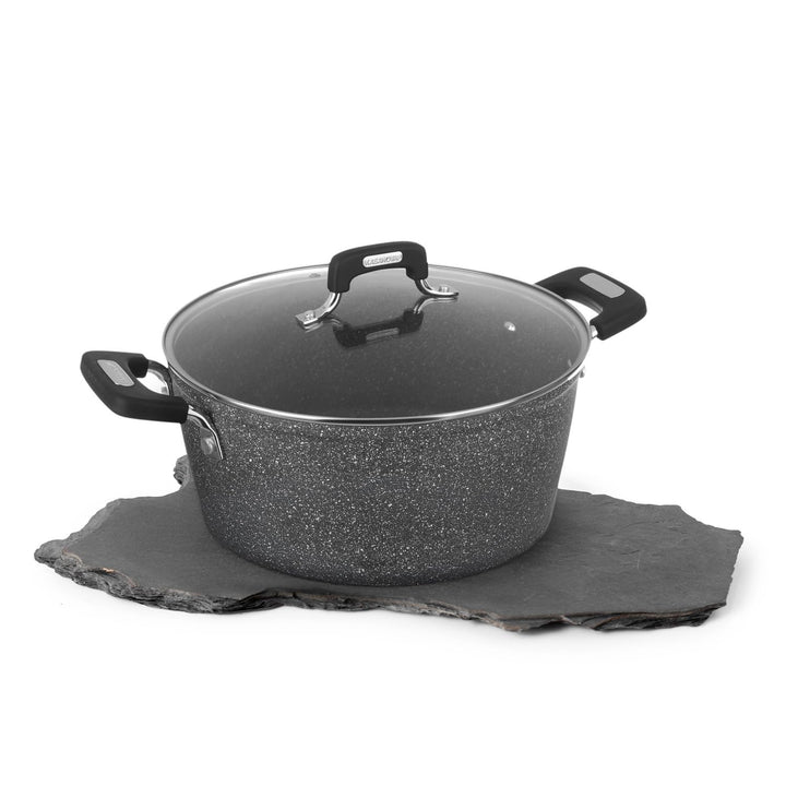 Neu Petra Dark Stielkasserolle 28 cm, mit Deckel 8 Litri, 8 Litri