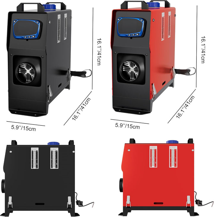 8KW Diesel Standheizung 12V Luft Dieselheizung mit Fernbedienung Air Diesel Heizung Set mit LCD Moni