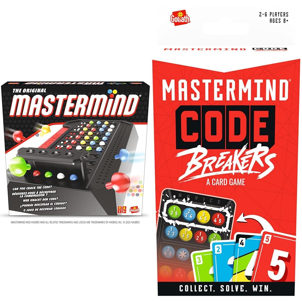 GOLIATH Bundle of Mastermind - Mastermind Classic + Mastermind Code Breakers Set Mastermind : Origin