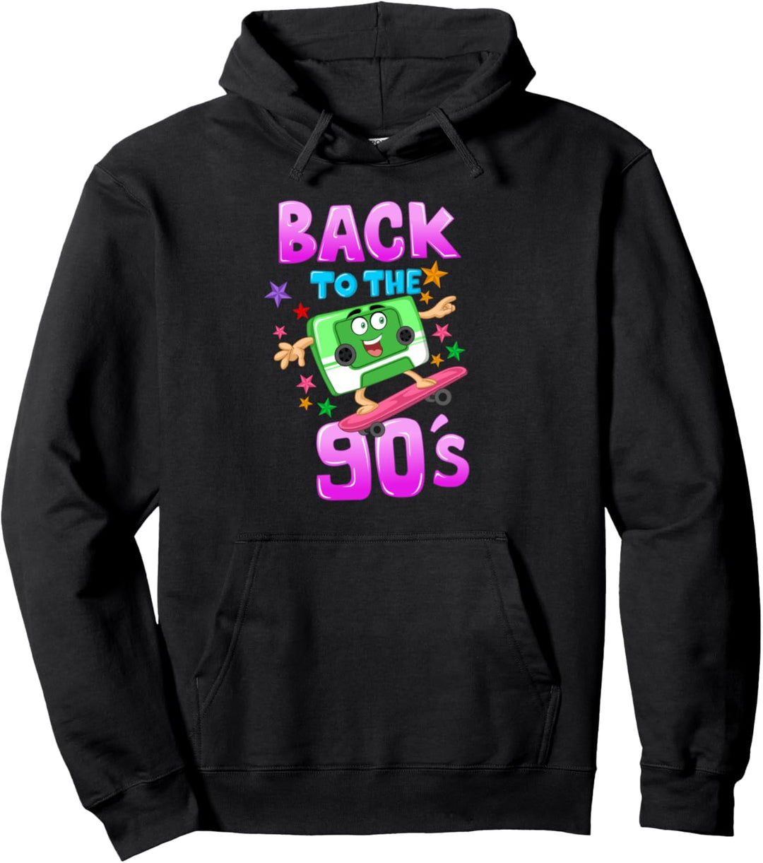 Back to the 90s für Kinder der 90er mit Graffiti Pullover Hoodie