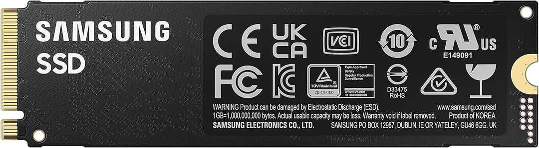 Samsung 980 PRO NVMe M.2 SSD, 1 TB, PCIe 4.0, 7.000 MB/s Lesen, 5.000 MB/s Schreiben, Interne SSD fü