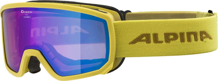 ALPINA SCARABEO S Q-LITE - Verspiegelte, Kontrastverstärkende OTG Skibrille Mit 100% UV-Schutz Für E