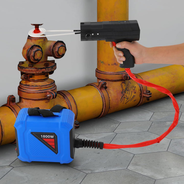 Elektromagnetischer Magnetisches Induktionsheizgerät Schraubenlöser 1800W 800°C mit 4 Heizspulen 220